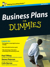 Cover image for Business Plans For Dummies